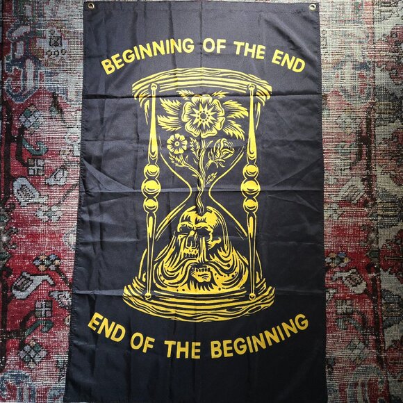 No Hours Flag | Room Decor | Rave Decor | Rave Totem - Picture 1 of 4